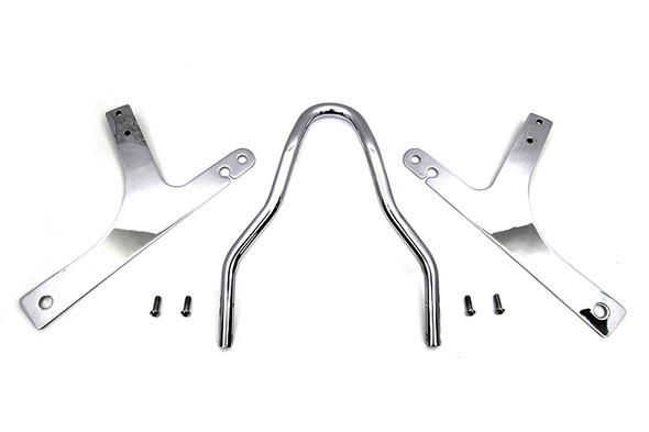 V-Twin - 50-0477 - 10 inch Sissy Bar Kit Chrome