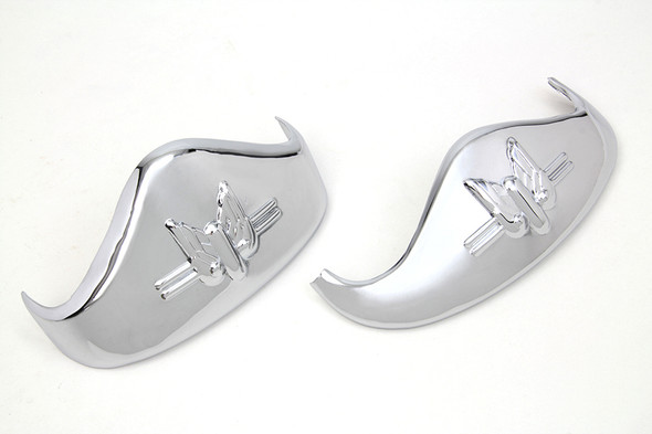 V-Twin - 50-0504 - Chrome Fender Tip Set
