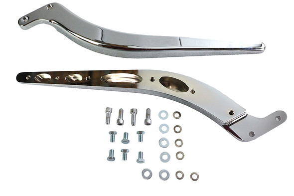 V-Twin - 50-0583 - Curved Fender Strut Set Chrome