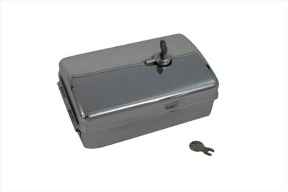V-Twin - 50-0602 - Rectangular Chrome Tool Box