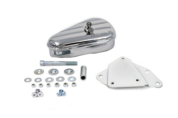 V-Twin - 50-0604 - Right Side Tool Box and Mount Kit Chrome