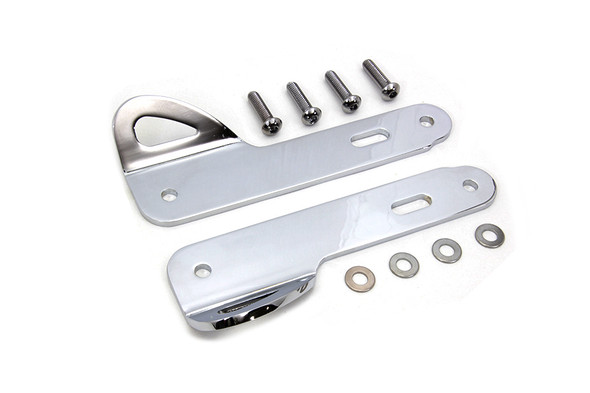V-Twin - 50-0622 - Chrome Tie Down Bracket Kit