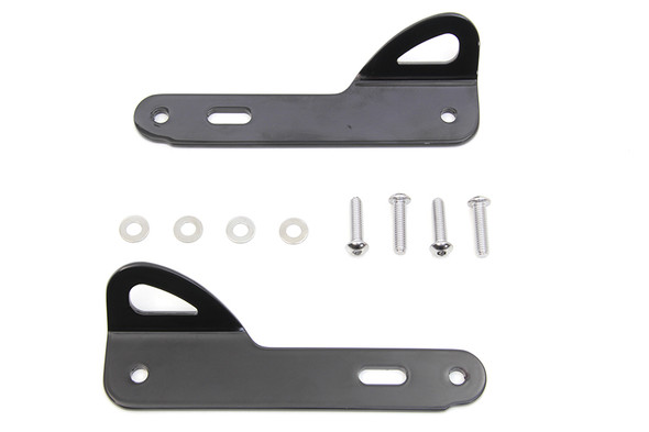 V-Twin - 50-0623 - Black Tie Down Bracket Kit