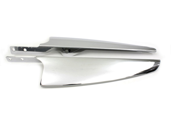 V-Twin - 50-0724 - Chrome Windshield Deflector Set