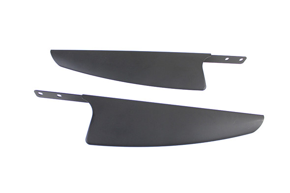 V-Twin - 50-0726 - Black Windshield Deflector Set