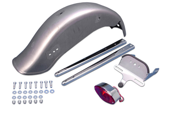 V-Twin - 50-0792 - Rear Fender Kit Bobbed - Fits 1957-1978 Harley-Davidson XL