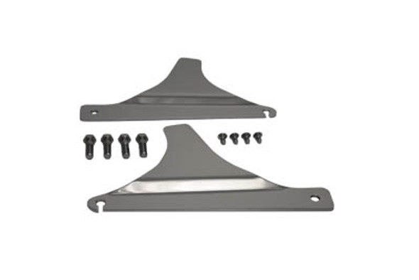 V-Twin - 50-0801 - Sissy Bar Side Plates Chrome