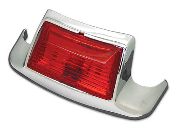 V-Twin - 50-1026 - Chrome Rear Fender Tip with Light