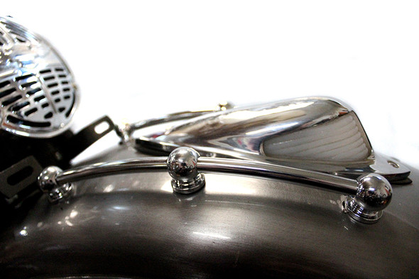 V-Twin - 50-1084 - Chrome Front Fender Rail Trim Kit