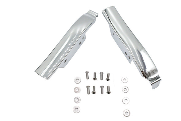 V-Twin - 50-1135 - Saddlebag Rear Filler Strip Set Chrome