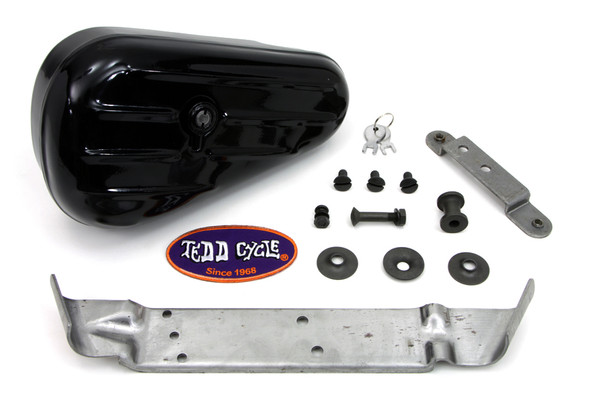 V-Twin - 50-1186 - Black Rigid Tool Box Kit
