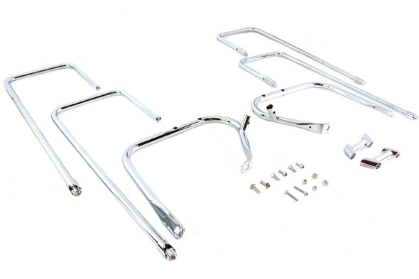 V-Twin - 50-1203 - Saddlebag Guard Kit Chrome