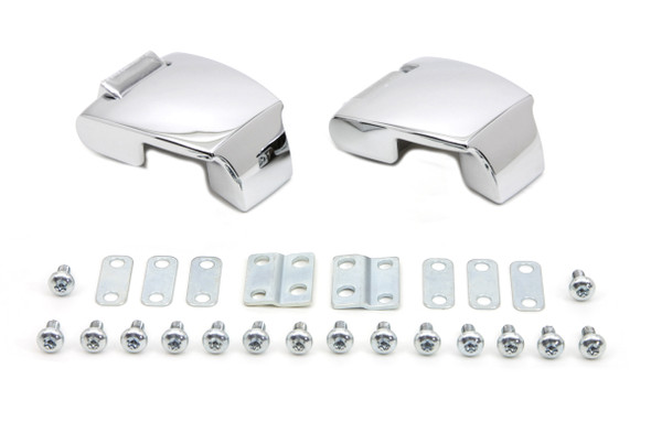 V-Twin - 50-1216 - Chrome Tour-Pak Luggage Hinge Kit