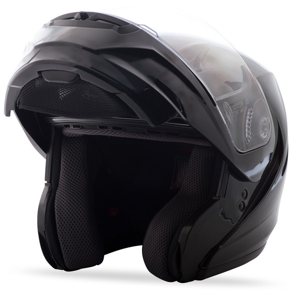 GMAX - MD04 Modular Motorcycle Helmet - Gloss Black