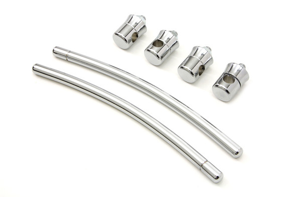 V-Twin - 50-1532 - Chrome Front Fender Trim Rail Kit