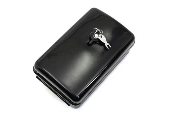 V-Twin - 50-1535 - Rectangular Black Tool Box