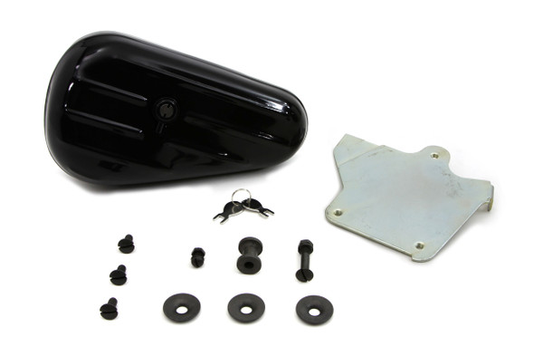 V-Twin - 50-1543 - Black 45 Tool Box Kit - Fits 1941-1952 Harley-Davidson W