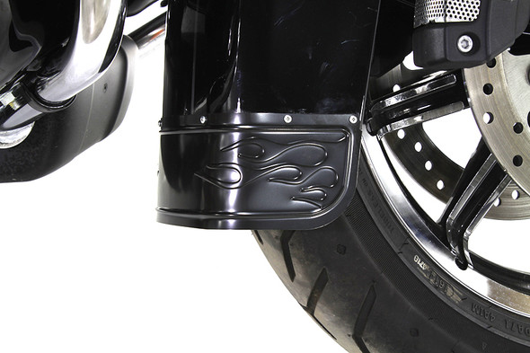 V-Twin - 50-1549 - Black Front Fender Tip