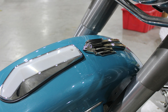 V-Twin - 50-1605 - Squashed Bird Fender Trim Chrome