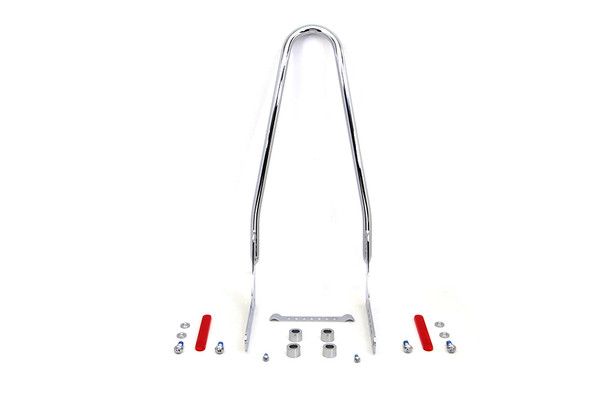 V-Twin - 50-1644 - One Piece Sissy Bar Chrome