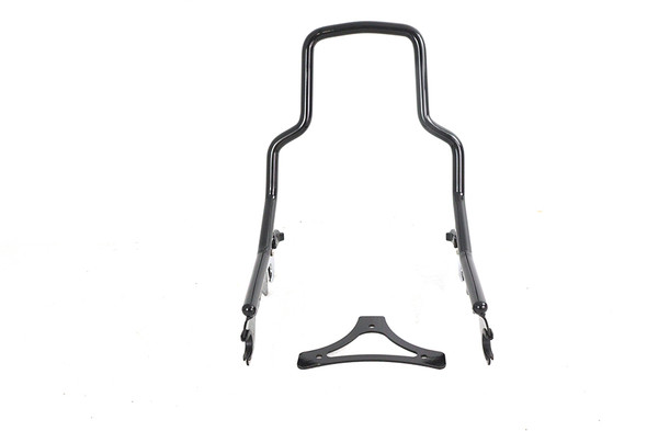 V-Twin - 50-1685 - 8-1/2 inch Short Detachable Sissy Bar Gloss Black V-Twin - 50-1685 - 8-1/2 inch Short Detachable Sissy Bar Gloss Black