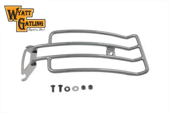 V-Twin - 50-2021 - Wyatt Gatling Chrome Contour Luggage Rack