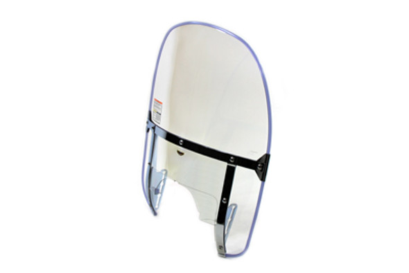 V-Twin - 51-0257 - Beaded Windshield with Clear Lower