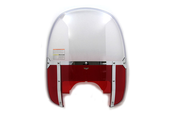 V-Twin - 51-0258 - Beaded Windshield Red