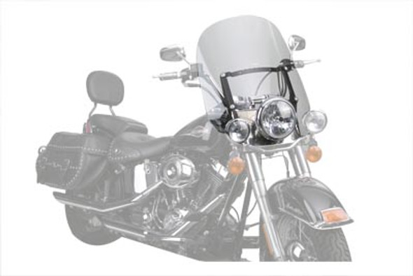 V-Twin - 51-0286 - Spartan Quick Release Windshield Clear
