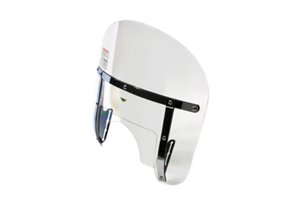 V-Twin - 51-0300 - Chopped Heavy Duty Windshield Clear Tint