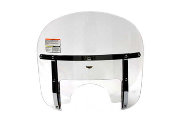 V-Twin - 51-0300 - Chopped Heavy Duty Windshield Clear Tint