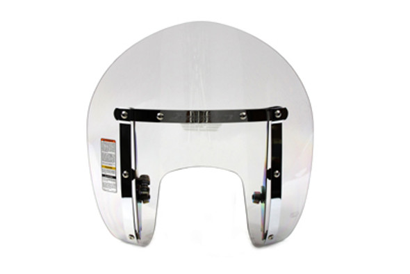 V-Twin - 51-0333 - Switchblade Detachable Tinted Shorty Windshield