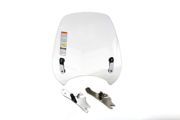 V-Twin - 51-0334 - Switchblade Detachable Clear Windshield