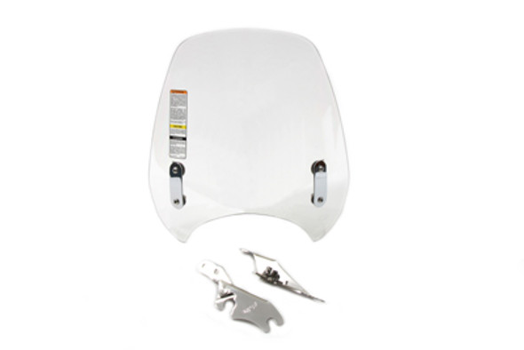 V-Twin - 51-0339 - Switchblade Detachable Clear Windshield
