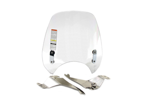V-Twin - 51-0344 - Switchblade Detachable Clear Windshield