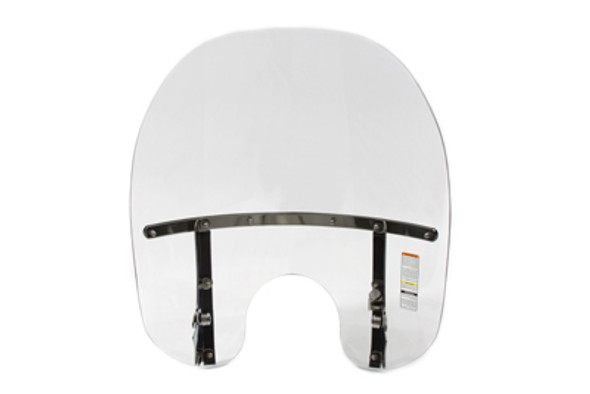 V-Twin - 51-0353 - Switchblade Detachable Clear 2-Up Windshield