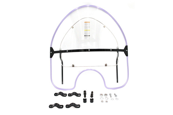 V-Twin - 51-0375 - National Cycle Spring Fork Windshield Clear