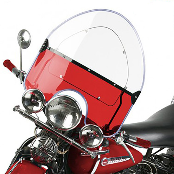 V-Twin - 51-0376 - National Cycle Spring Fork Windshield Red