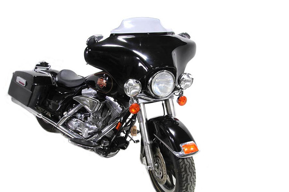 V-Twin - 51-0447 - Wind Splitter Dark Smoke Windshield - Fits 1996-2013 Harley-Davidson FLHT, FLHX