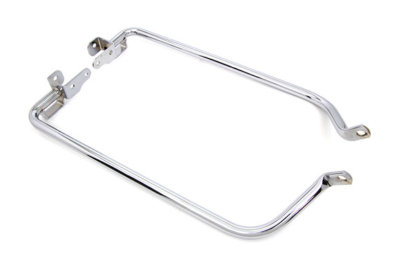V-Twin - 51-0482 - Chrome Saddlebag Support Set
