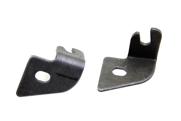 V-Twin - 51-0644 - Lower Tank Mount Tab Set Raw - Fits 1948-1954 Harley-Davidson FL