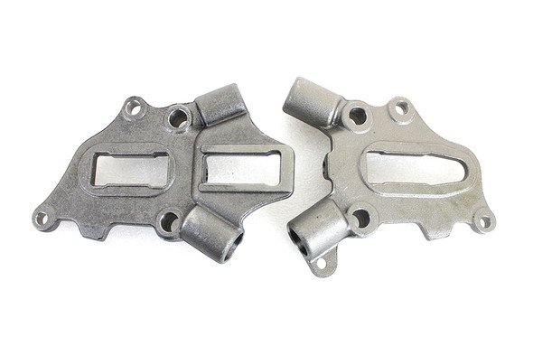 V-Twin - 51-0731 - Replica Rear Axle Plate Set Raw - Fits 1941-1957 Harley-Davidson FL, 1936-1952 EL