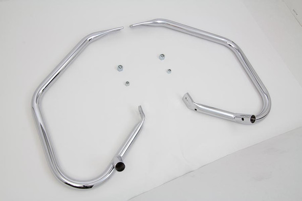 V-Twin - 51-0850 - Chrome Profile Rear Frame Bar Set - Fits 1997-2008 Harley-Davidson FLHT, FLHR, FLHX, FLTR