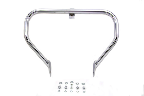 V-Twin - 51-0882 - Chrome Front Engine Bar - Fits 1991-2005 Harley-Davidson FXD (without forward controls)