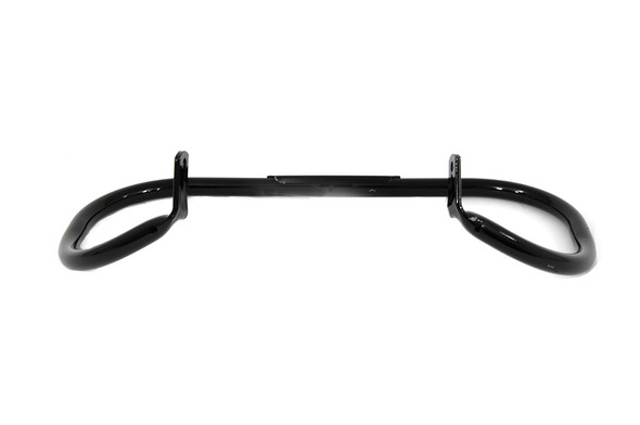 V-Twin - 51-0899 - Black Front Engine Bar - Fits 1936-1940 Harley-Davidson EL (straight leg), 1954-1957 FL (straight leg), 1941-1947 FL (straight leg)