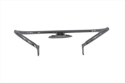 V-Twin - 51-0900 - Chrome Front Engine Bar - Fits 1936-1940 Harley-Davidson EL, 1954-1957 FL (straight leg), 1941-1947 FL (straight leg)