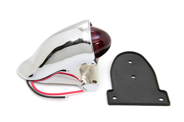 V-Twin - PK Style Tail Light - Chrome