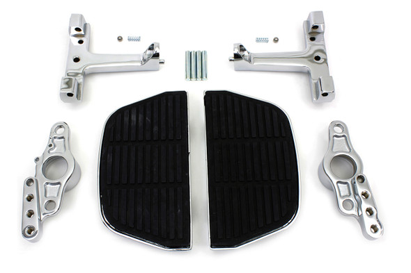 V-Twin - 51-0998 - Passenger Footboard Set with Swingarm Mount Kit