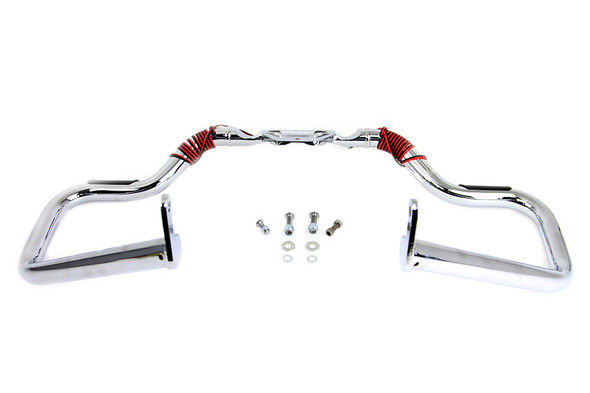 V-Twin - 51-1068 - Chrome Front Turn Signal Highway Bar