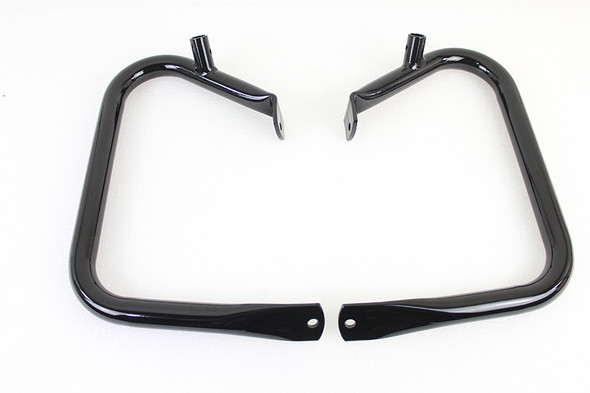 V-Twin - 51-1348 - Black Rear Buffalo Engine Bar Set - Fits 1997-2013 Harley-Davidson FLHT, 1997-2008 FLHX, 1997-2003 FLTR, 1997-2013 FLHR